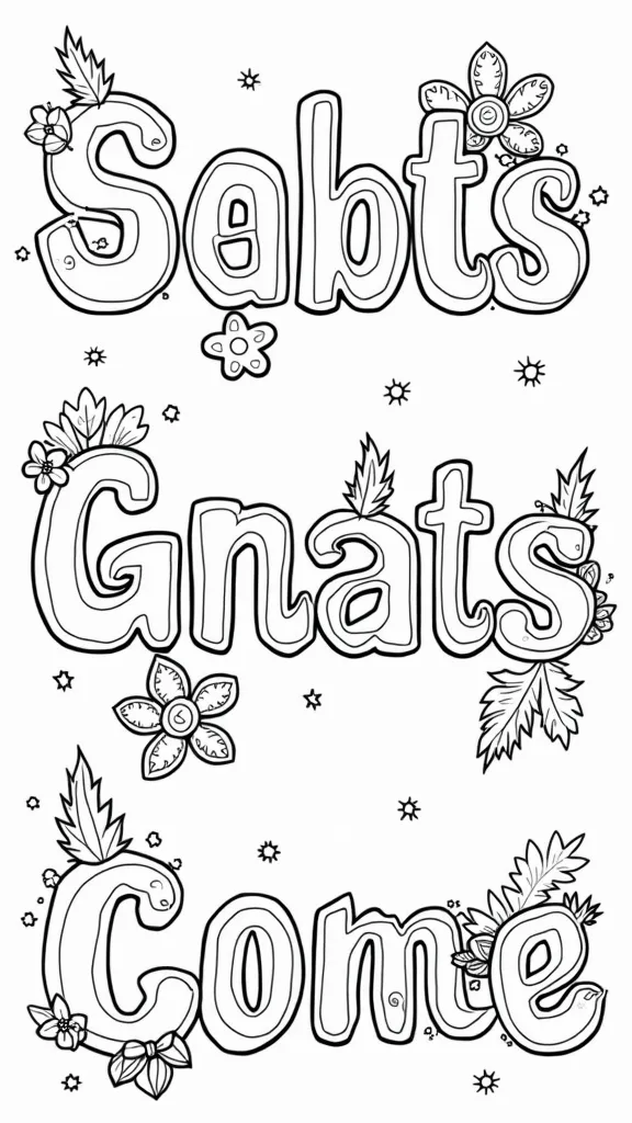 coloring pages names